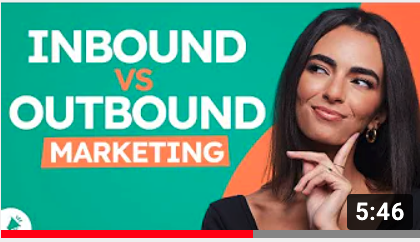 Inbound vs outbound marketing video Marketinghouse Hubspot